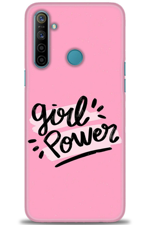 Realme 5i Kılıf HD Baskılı Kılıf - Girll Power