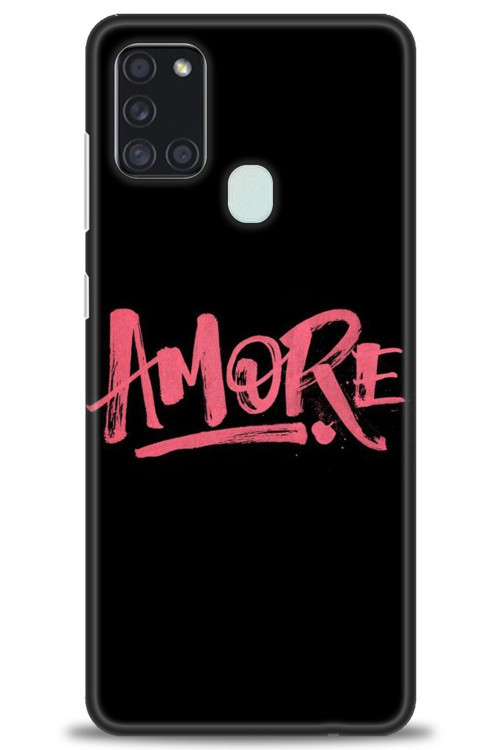 Samsung Galaxy A21S Kılıf HD Baskılı Kılıf - Amore