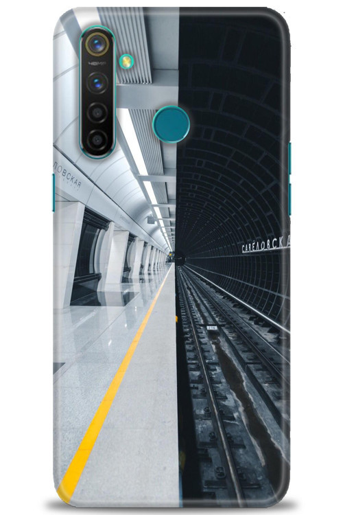 Realme 5 Pro Kılıf HD Baskılı Kılıf - Metro Station