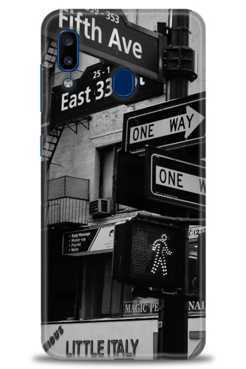 Samsung Galaxy A30 Kılıf HD Baskılı Kılıf - One Way