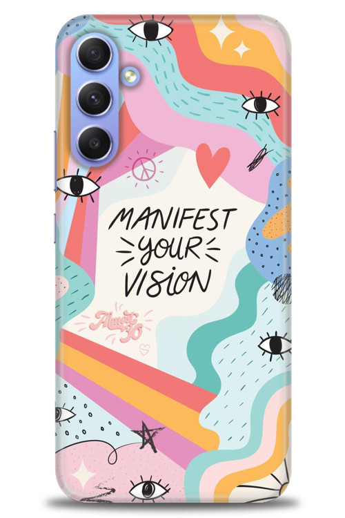 Samsung Galaxy A24 Kılıf HD Baskılı Kılıf - Manifest Your Vision