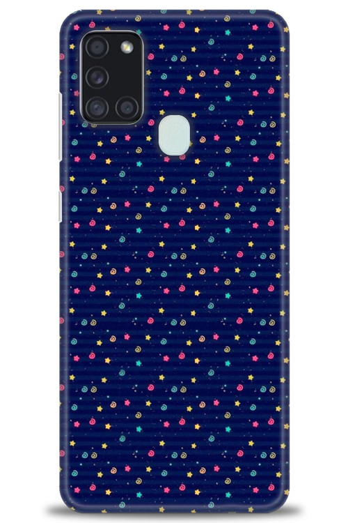 Samsung Galaxy A21S Kılıf HD Baskılı Kılıf - Gökyüzü Çizimi
