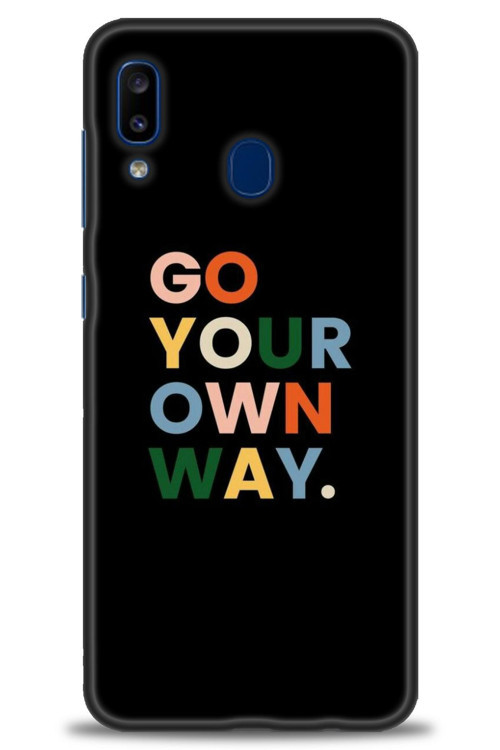 Samsung Galaxy A30 Kılıf HD Baskılı Kılıf - Go Your