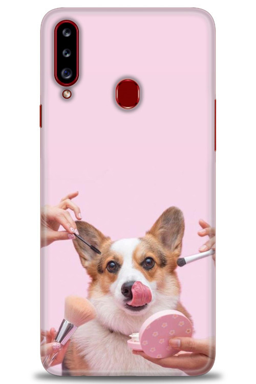 Samsung Galaxy A20S Kılıf HD Baskılı Kılıf - Sevimli Köpek