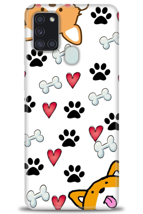 Samsung Galaxy A21S Kılıf HD Baskılı Kılıf - Dog