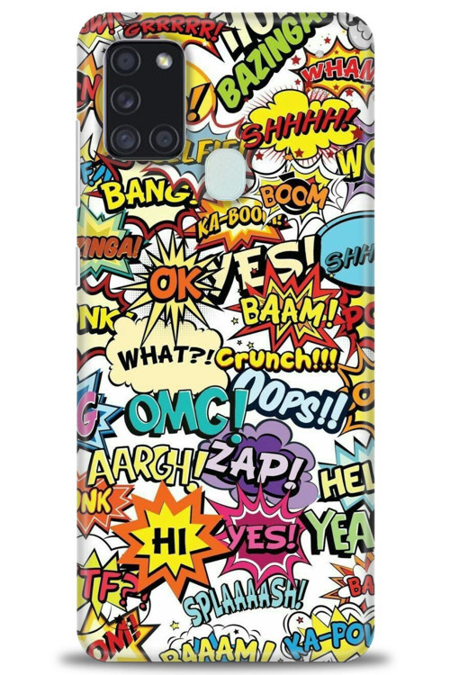 Samsung Galaxy A21S Kılıf HD Baskılı Kılıf - Bang