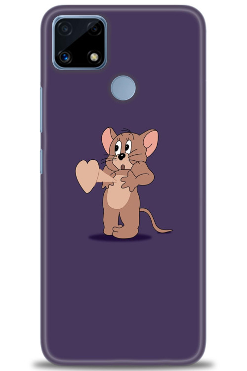 Realme C25 Kılıf HD Baskılı Kılıf - Aşık Jerry