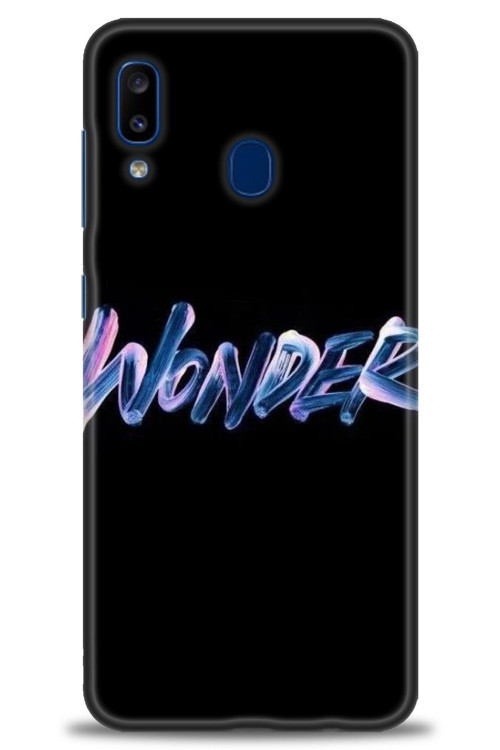 Samsung Galaxy A20 Kılıf HD Baskılı Kılıf - Wonder