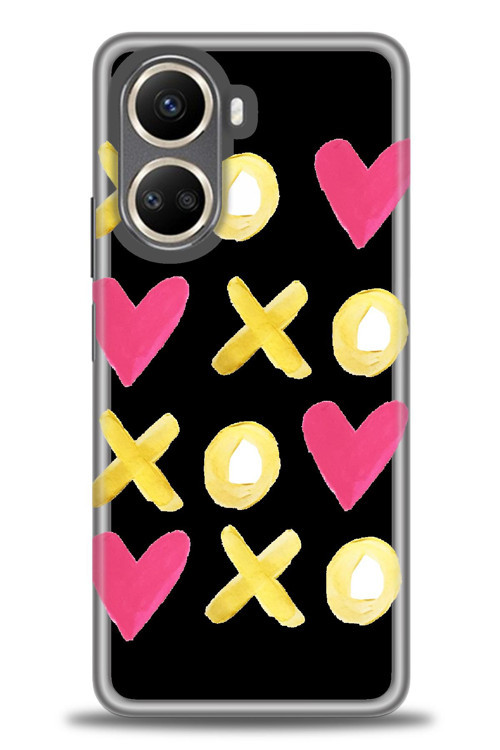 Realme C55 Kılıf HD Baskılı Kılıf - XOXOXO