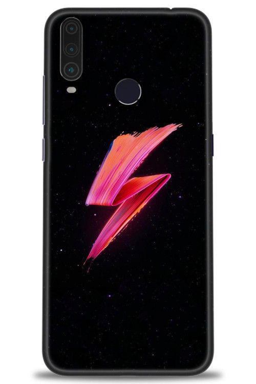 General Mobile GM 10 Kılıf HD Baskılı Kılıf - Pembe Şimşek
