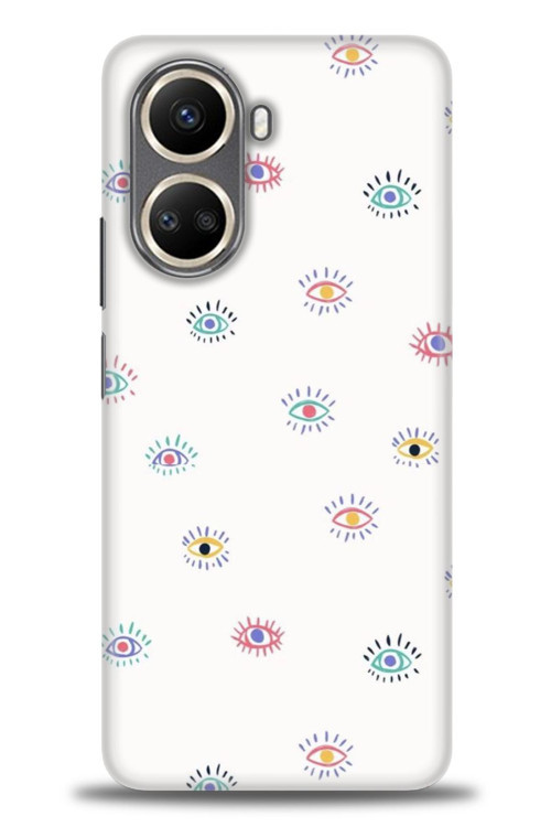 Tecno Camon 19 Neo Kılıf HD Baskılı Kılıf - Renkli Gözler