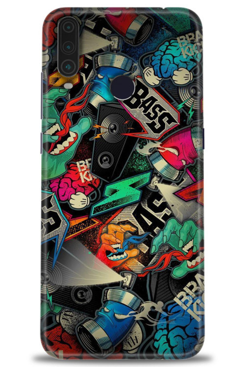 General Mobile GM 10 Kılıf HD Baskılı Kılıf - Bass