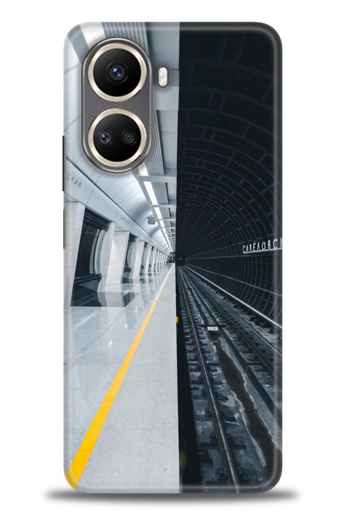 Realme C55 Kılıf HD Baskılı Kılıf - Metro Station