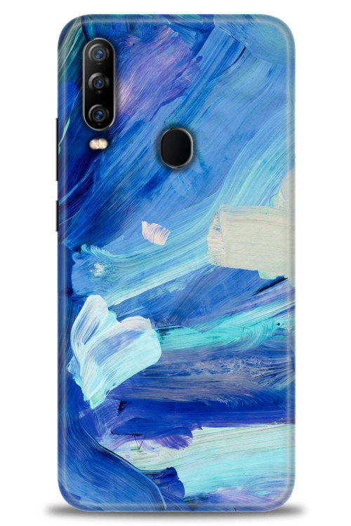 General Mobile GM 20 Pro Kılıf HD Baskılı Kılıf - Mavi Beyaz