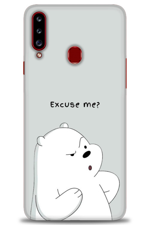 Samsung Galaxy A20S Kılıf HD Baskılı Kılıf - Excuse Me