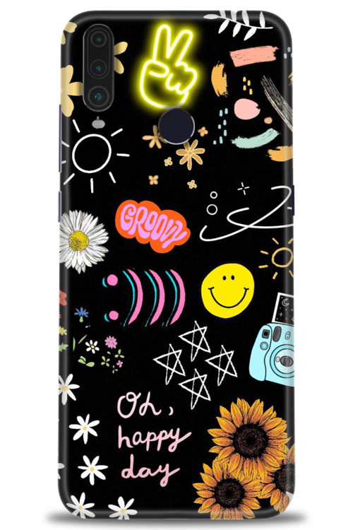 General Mobile GM 10 Kılıf HD Baskılı Kılıf - Happy Day