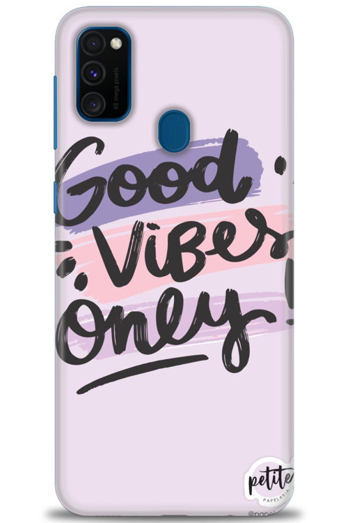 Samsung Galaxy M21 Kılıf HD Baskılı Kılıf - Good Vibes