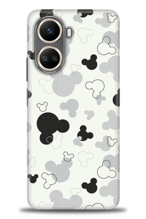 Tecno Camon 19 Pro Kılıf HD Baskılı Kılıf - Siyah Mickey