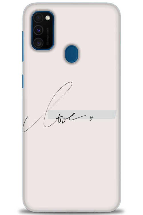 Samsung Galaxy M30S Kılıf HD Baskılı Kılıf - Love