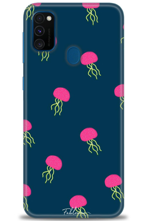 Samsung Galaxy M21 Kılıf HD Baskılı Kılıf - Ahtapotlar