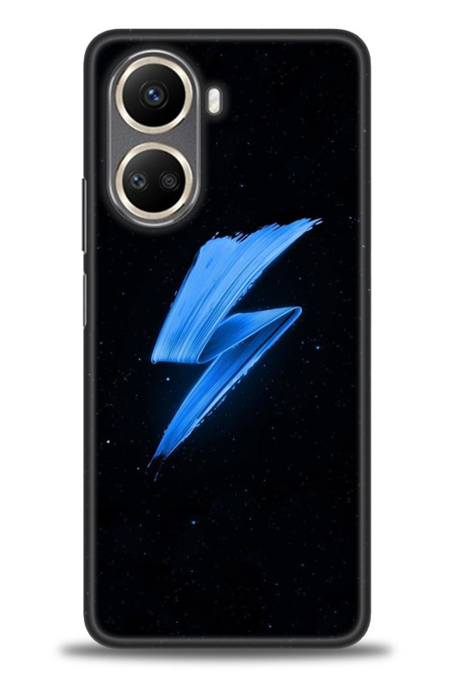 Tecno Camon 19 Neo Kılıf HD Baskılı Kılıf - Mavi Şimşek