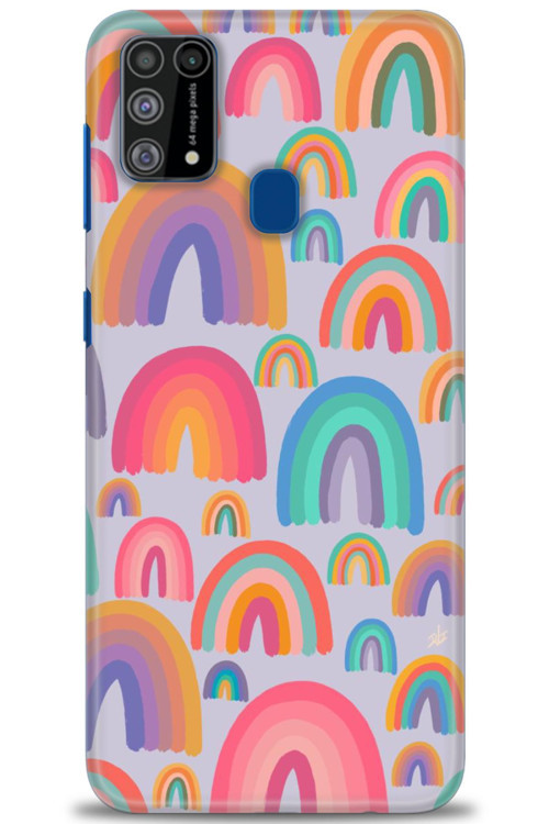 Samsung Galaxy M31 Kılıf HD Baskılı Kılıf - Gökkuşakları