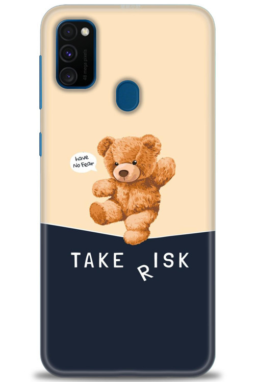 Samsung Galaxy M21 Kılıf HD Baskılı Kılıf - Take Risk