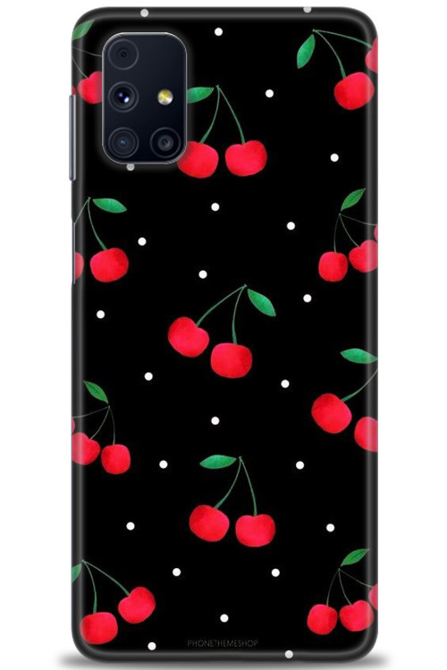 Samsung Galaxy M31S Kılıf HD Baskılı Kılıf - Kirazlar