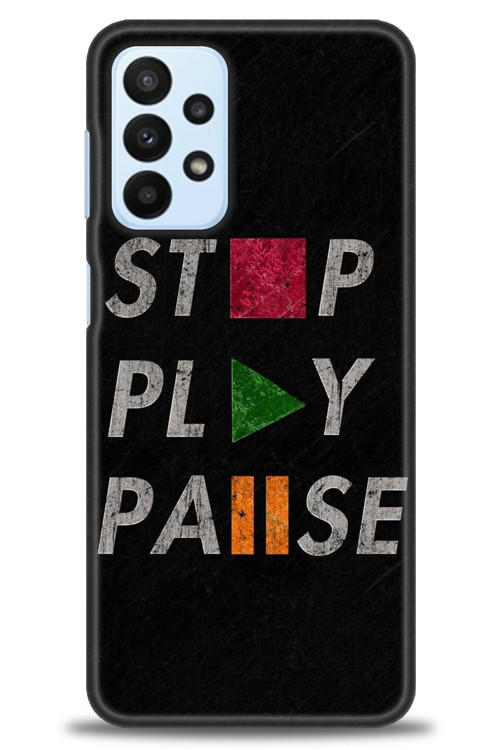 Samsung Galaxy A23 4G Kılıf HD Baskılı Kılıf - Stop Play