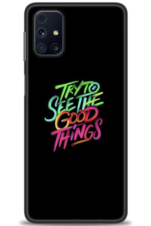 Samsung Galaxy M31S Kılıf HD Baskılı Kılıf - Good Things