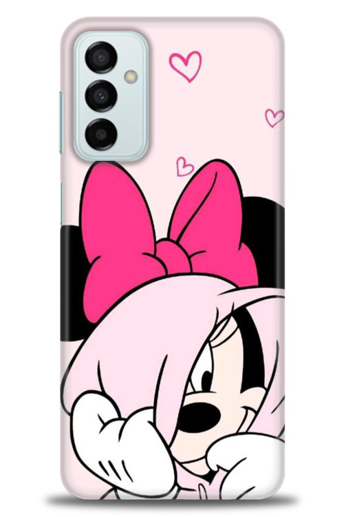 Samsung Galaxy M13 Kılıf HD Baskılı Kılıf - Pink