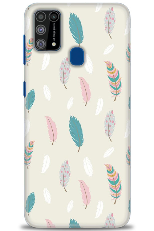 Samsung Galaxy M31 Kılıf HD Baskılı Kılıf - Tüyler