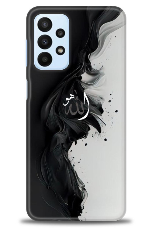 Samsung Galaxy A23 4G Kılıf HD Baskılı Kılıf - Siyah ve Beyaz