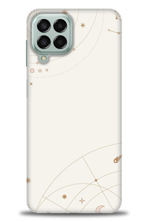 Samsung Galaxy M33 Kılıf HD Baskılı Kılıf - Yıldız Haritası