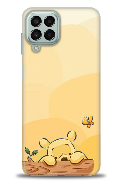 Samsung Galaxy M33 Kılıf HD Baskılı Kılıf - Winnie ve Kelebek