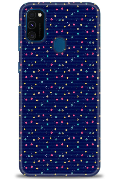 Samsung Galaxy M21 Kılıf HD Baskılı Kılıf - Gökyüzü Çizimi