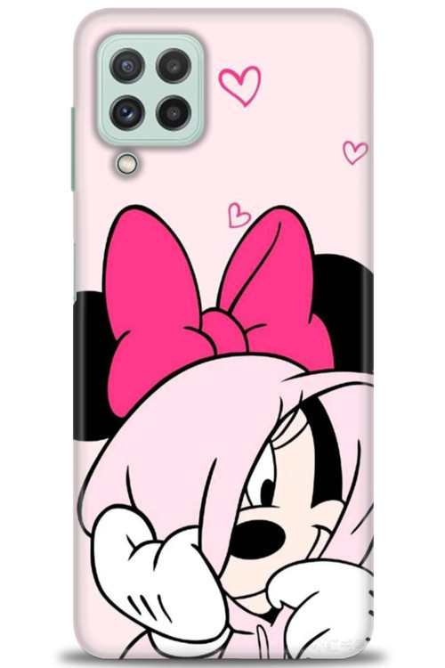 Samsung Galaxy M32 Kılıf HD Baskılı Kılıf - Pink