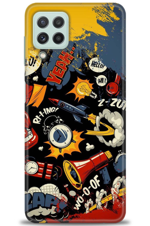 Samsung Galaxy M32 Kılıf HD Baskılı Kılıf - Z Zum!