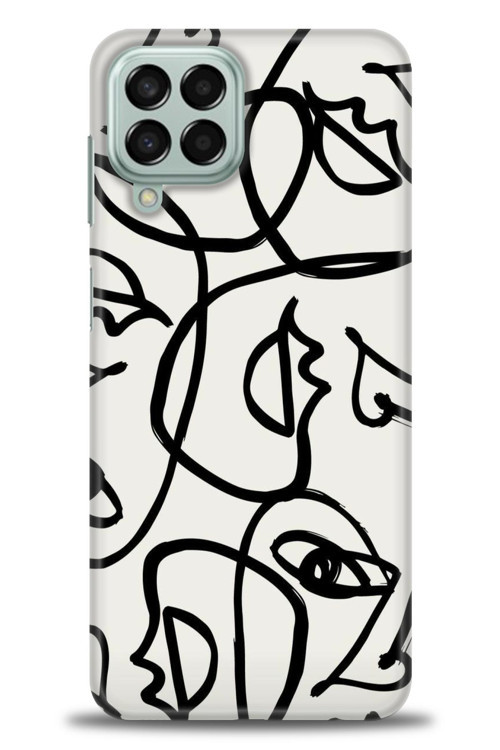 Samsung Galaxy M33 Kılıf HD Baskılı Kılıf - Suratlar