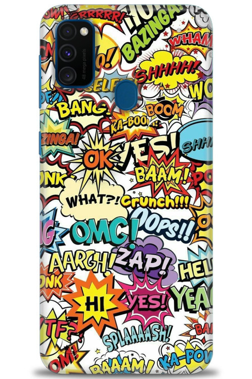 Samsung Galaxy M21 Kılıf HD Baskılı Kılıf - Bang