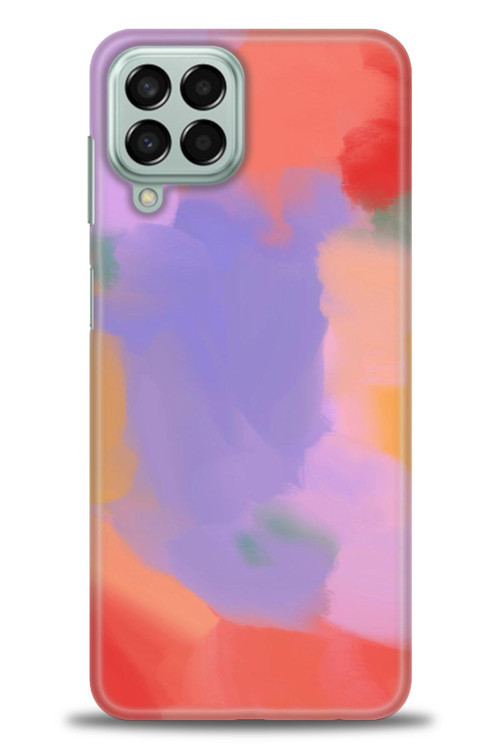Samsung Galaxy M33 Kılıf HD Baskılı Kılıf - Kırmızı