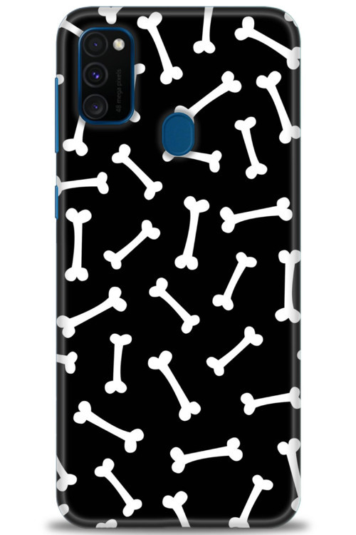Samsung Galaxy M21 Kılıf HD Baskılı Kılıf - Kemikler