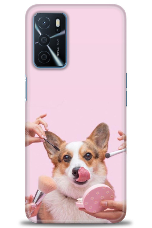 Oppo A16 Kılıf HD Baskılı Kılıf - Sevimli Köpek