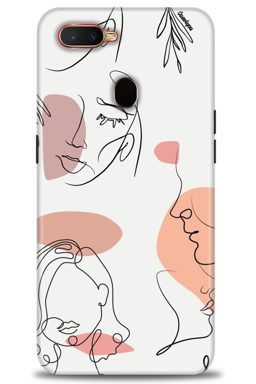 Oppo A12 Kılıf HD Baskılı Kılıf - Silüetler