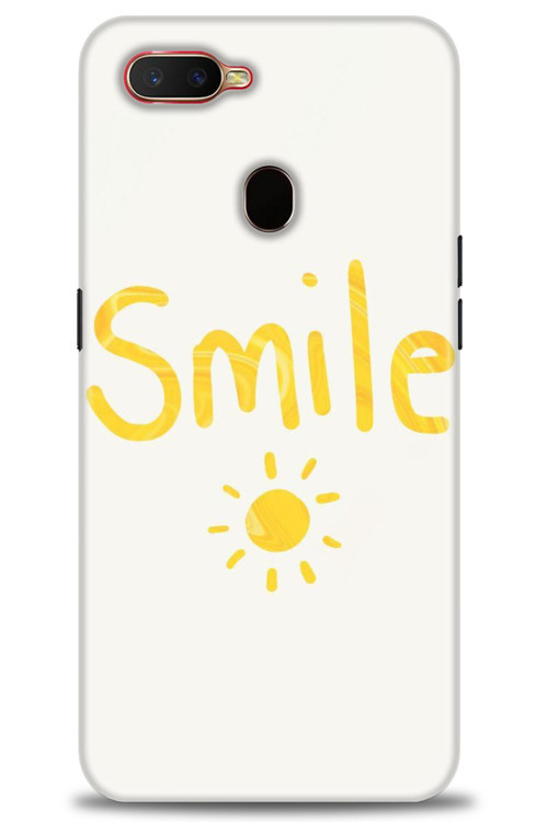Oppo A12 Kılıf HD Baskılı Kılıf - Smile Güneş