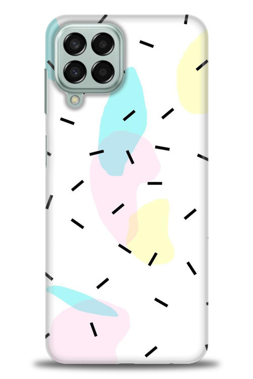 Samsung Galaxy M33 Kılıf HD Baskılı Kılıf - Çubuklar ve Renkler