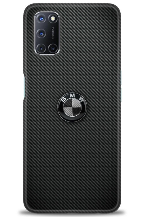 Oppo A52 Kılıf HD Baskılı Kılıf - Bmw Siyah