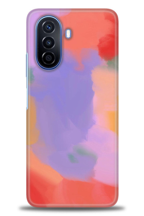 Huawei Nova Y70 Kılıf HD Baskılı Kılıf - Kırmızı