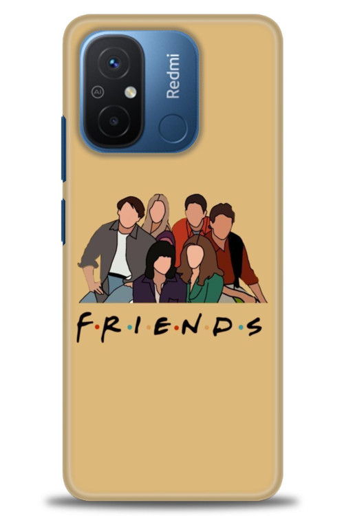 Xiaomi Redmi 12C Kılıf HD Baskılı Kılıf - Friends