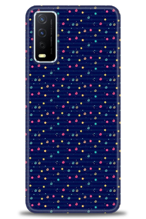 Vivo Y20S Kılıf HD Baskılı Kılıf - Gökyüzü Çizimi